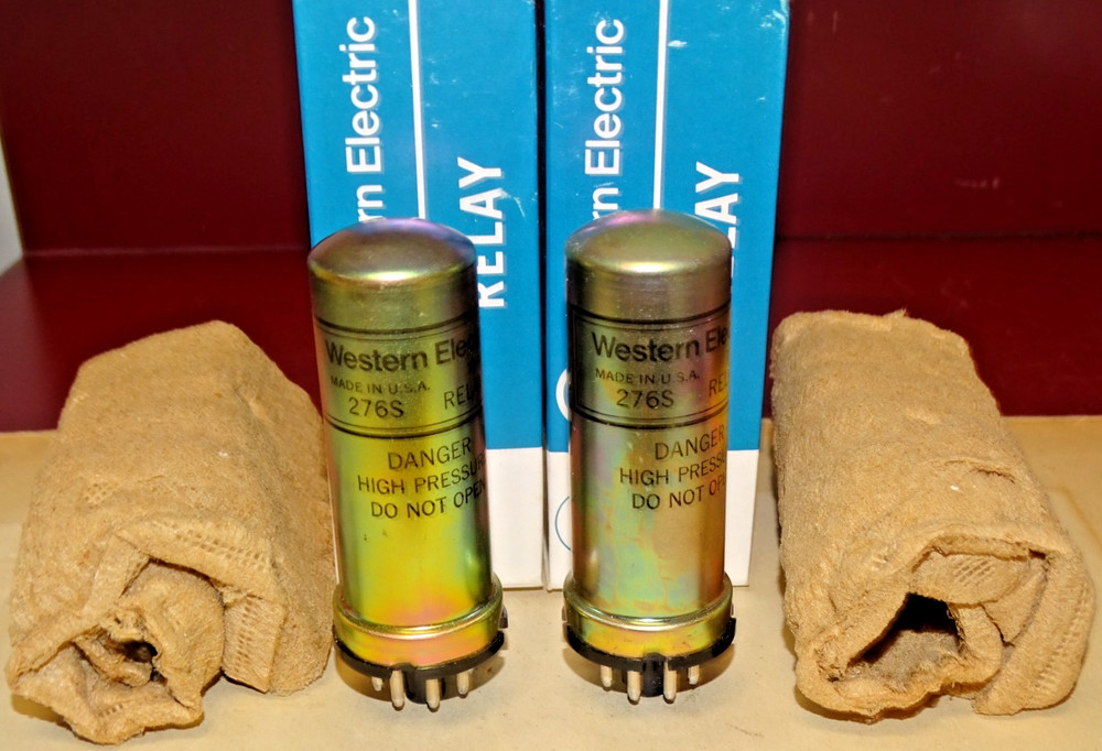 Pair, Western Electric Type 276S Sealed Relays, NOS