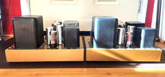 Pair HeathKit W-5M Amplifiers VON GAYLORD