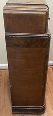 Vintage Floor Radio by Farnsworth Television Bridge Radio Corp Model BC105