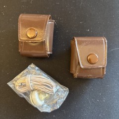 NOS Vintage Single Ear Bud 1950’s Made In Japan With Case Lot Of Two
