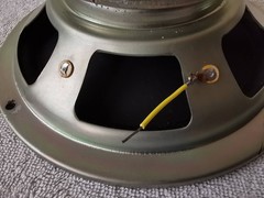 Take 1 Single Vintage Calrad Speaker Driver Woofer 4 Ohms 8” Series Miniature