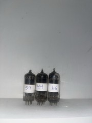 3 Unknown Brand 12BE6 Non Matching Tubes TV7 Good See Photos For Details