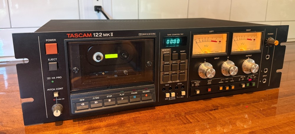 Tascam 122 MKIII 3 Head Professional 90’s Cassette Deck – Excellent 122MKIII