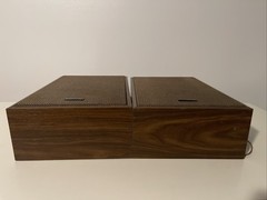 Vintage Panasonic Stereo Speakers Pair Wood Cabinet Working