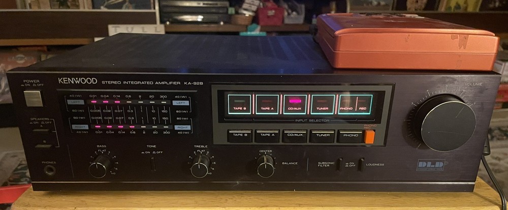 Kenwood KA-92B Integrated Amplifier Stereo, Wide Frequency Range 5hz to 100kz