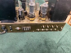 Pair of Pilotone Amplifiers AA-905 AA905 Pilot KT66 Output Tube Integrated Amps