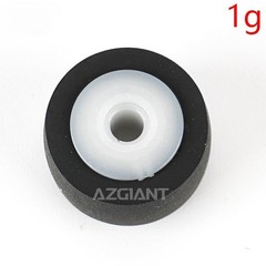 5PCS 13×8.3X6.3x2mm Pinch Roller with Metal Axle for Akai Sony Sharp Sanyo