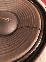 University C-12SW woofer vintage Dual Voice Coil Speaker Driver. parts/ repair