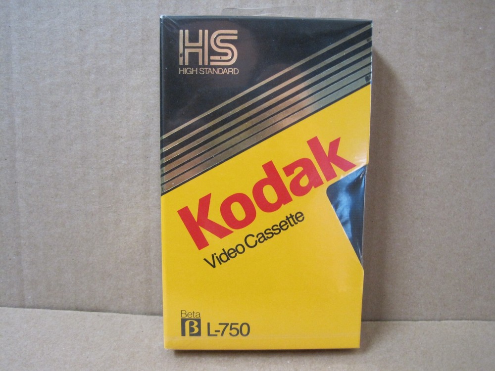BETA Kodak L-750 Blank Beta Videocassette Tape