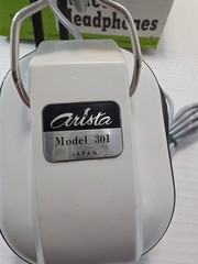 Vintage Arista Stereo Headphones. #301 Made In Japan. Untested.