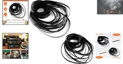 High-Quality Cassette Recorder Rubber Belts – 100 Pcs, 40-135mm Compatibility