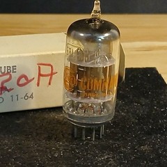 RCA Plack Plate Command 5814A Audio Tube NOS NIB
