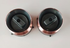 1 Pair Champagne Gold Nab Adapters for R2R Recorders Revox TASCAM Pioneer