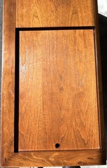 Vintage Mid Century Modern RCA Solid State Walnut Cabinet Stereo Console