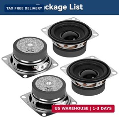 MakerHawk 2″ 4 Ohms 3W Full Range Audio Speaker Stereo Woofer Loudspeaker for Ar
