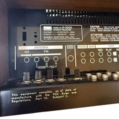 SANSUI G-3000 AM/FM STEREO RECEIVER Working, Japan, RARE, Silver, Read