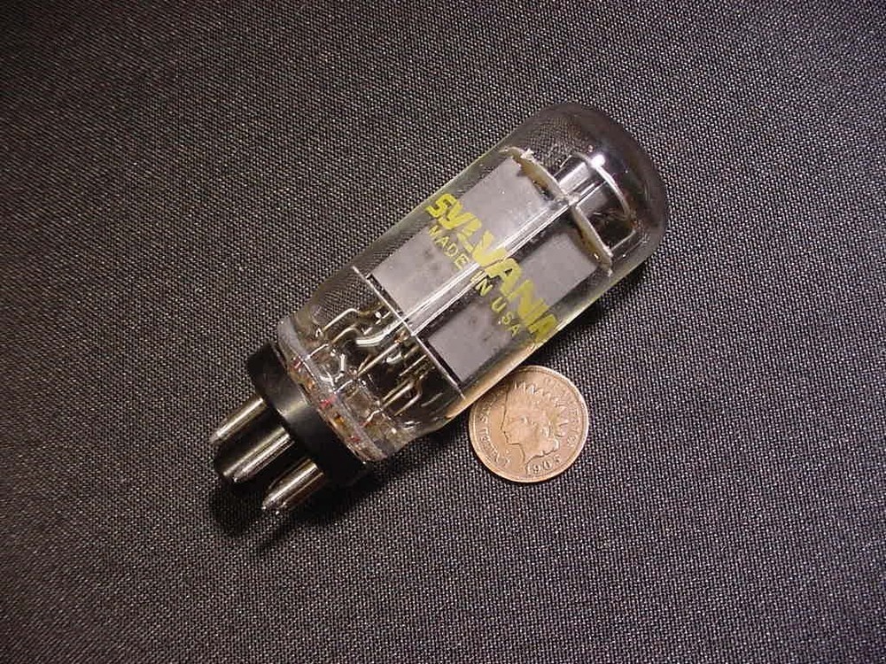 SYLVANIA 7591A TUBE US-made coin base (tested strong) ****