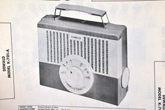 Dewald K-701-A Transistor Radio Receiver SAMS Photofact Service Manual 329-5