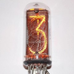 1x IN-18 ИН-18 Nixie Tube for Clock / Tested / Used / 1pcs in lot