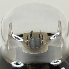 (1) Tested Firestone Air Chief 6V6G Tube Black Glass Foil Getter by Ken Rad TOA