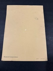 Roland Super LA Synthesizer D-70 Owner’s Manual 218pgs