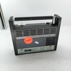 Sony TFM-8100WA Vintage Portable Radio VHF Weather FM AM Solid State Japan a11