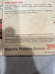 Vintage Scotch Brand Leader and Timing Tape 100 ft. 3M Cat. No. 24w-1/4-100