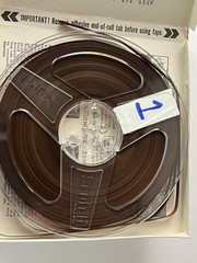 Lot 7 Scoth BASF Reel to Reel Tape Box Magnetic 7″ German Hard Plastic Case