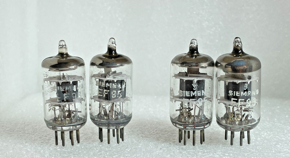 2 tubes Siemens Halske 5654 EF95 6AK5W 6J1P LITTLE DOT FX AUDIO matched pair
