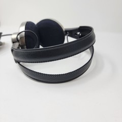 NOS Vintage Panasonic EAH-35 Velocity Type Stereo Headphones Retro Silver Black