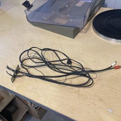 Technics SL-20 & Others Turntable Parts – Power Cord, RCA’s & Ground Wire Assbly
