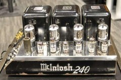 McIntosh MC240 Stereo Tube Power Amplifier Vintage 1960