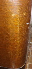 Orig 1941 PHILCO Model 41-240T WOOD CABINET wOrig GRILL CLOTH & Internal ANTENNA