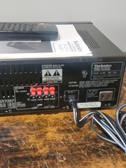 Vintage Technics SA-GX130 Receiver With Remote And Manual Fully Tested