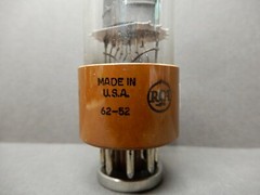 RCA 1962 JAN 6V6GTY Vacuum Tube Amplitrex Tested Strong But 7 Microamps HK Leak
