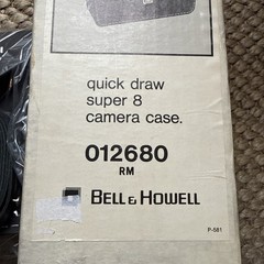 Bell & Howell Quick Draw Super 8 Camera Case Model 012680 – New
