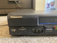 Panasonic PV-V4611 4-Head Hi-Fi Stereo VHS VCR Tested Working No Remote