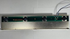 PIONEER SX-1050 Receiver DIAL PANEL w/Blind Sash Meters, Lenses & 4-Light Panel