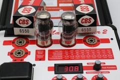 CBS Hi-Fi Matched 6550 Power Tubes – Original CBS Boxes Triple getter match code