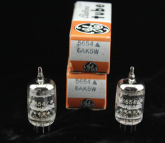 GE 5 Star 6AK5W “The 5 Star General” USA (1960) NOS 5654, ef95, 403, 6AK5