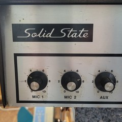 VINTAGE DUKANE 100 MOD 1A1400 100 WATT SOLIDSTATE PA AMPLIFIER Untested Parts