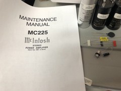 Deluxe Power Supply Restoration Kit McIntosh MC-225 MC225 Tube Amplifier
