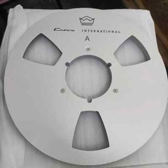Custom one pair 10.5 ” high-quality aluminum crown international tape reel