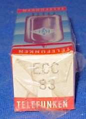 NOS / NIB Sealed Telefunken 12AX7 Smooth Plate Vacuum Tube