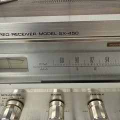 Vtg Pioneer Stereo Receiver Model SX-450 Tested & Works Great – Nice Cond