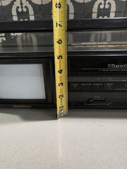 Vintage 1988 Goldstar/LG Viewmax GVT-9100M Portable VCR 5” Color Monitor WORKS