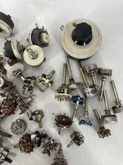 LOT OF OVER 60 Angstrohm Precision and Ohmite Potentiometers Various OHMS