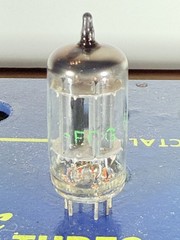 Sylvania 7025 ECC83 12AX7 Long Plate O-Getter Tested Like NOS Balanced Tube