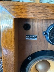 Vintage Pioneer CS-99A Speakers, 5 Way 6 Drivers 100W, Excellent Sound