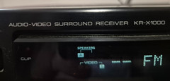 Vintage Kenwood KR-X1000 audio-video surround receiver
